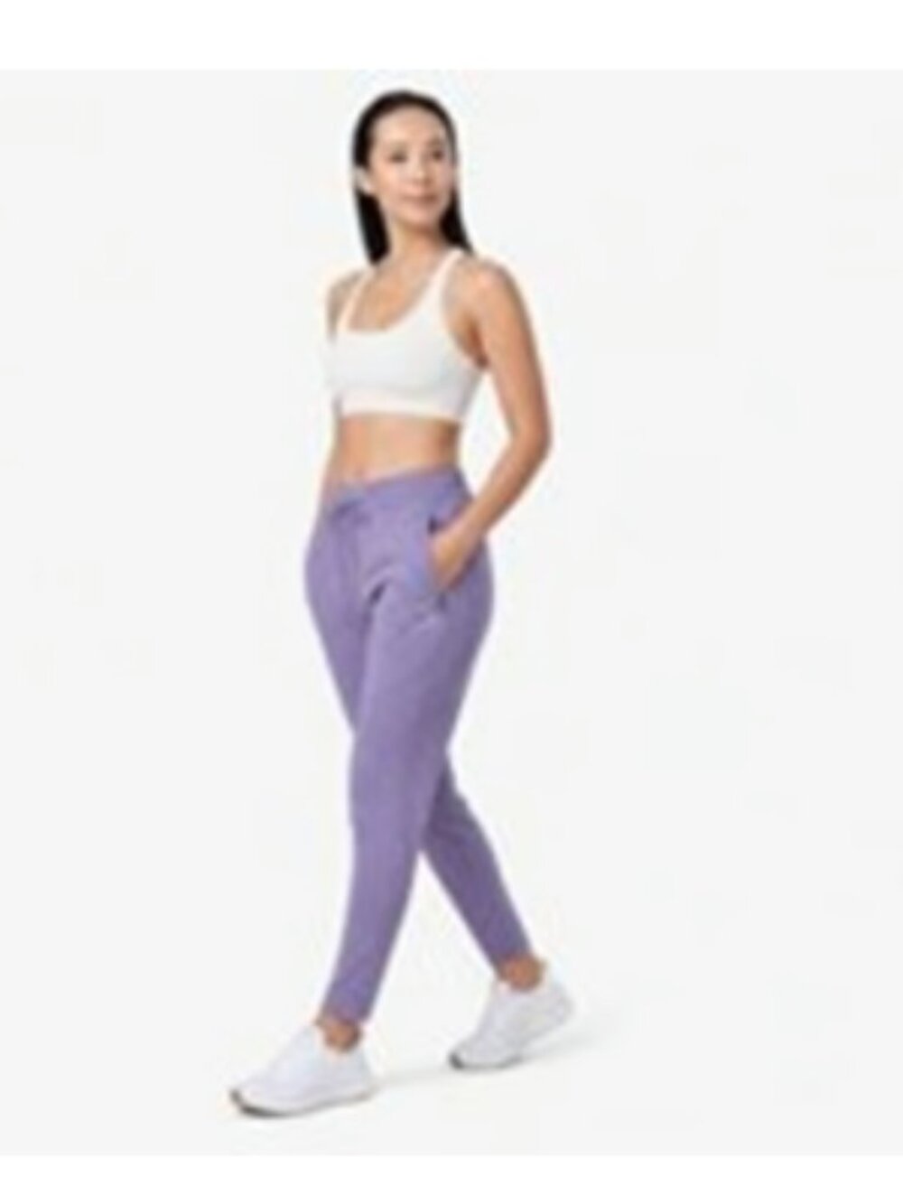 BCG Women's Tech Knit Tapered Purple Pants Large - Picture 3 of 3